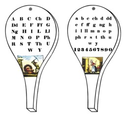 Abécédaire anglais sur tablette. Source : http://data.abuledu.org/URI/537659bf-abecedaire-sur-raquette