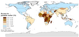 Accès à l'eau potable. Source : http://data.abuledu.org/URI/5099bee6-acces-a-l-eau-potable