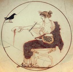 Apollon et le corbeau. Source : http://data.abuledu.org/URI/521a8df0-apollon-et-le-corbeau