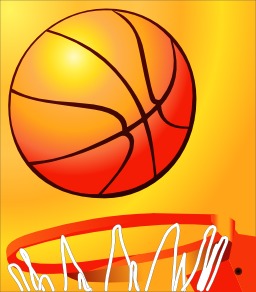 Ballon et filet de basket. Source : http://data.abuledu.org/URI/5480ae7b-ballon-et-filet-de-basket