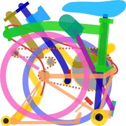 Bicyclette pliante. Source : http://data.abuledu.org/URI/56581d04-bicyclette-pliante