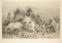 Campement patagon en 1838. Source : http://data.abuledu.org/URI/59804080-campement-patagon-en-1838