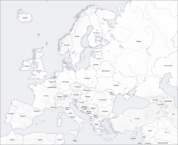 Carte de l'Europe légendée en français. Source : http://data.abuledu.org/URI/52c68070-carte-de-l-europe-legendee-en-francais