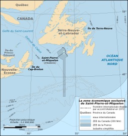 Carte de Saint-Pierre et Miquelon. Source : http://data.abuledu.org/URI/52092c1b-carte-de-saint-pierre-et-miquelon-