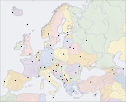 Carte des capitales de l'Europe. Source : http://data.abuledu.org/URI/52c680d0-carte-des-capitales-de-l-europe