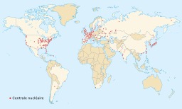 Carte des centrales nucléaires. Source : http://data.abuledu.org/URI/51cca816-carte-des-centrales-nucleaires