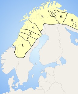 Carte des langues en Laponie. Source : http://data.abuledu.org/URI/5300ff6a-carte-des-langues-en-laponie