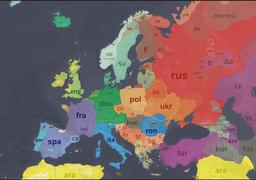 Carte des langues européennes. Source : http://data.abuledu.org/URI/594dbedd-carte-des-langues-europeennes