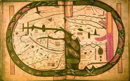 Carte du Beatus de Saint Sever. Source : http://data.abuledu.org/URI/506897e1-carte-du-beatus-de-saint-sever
