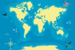 Carte du monde. Source : http://data.abuledu.org/URI/55a68e43-carte-du-monde