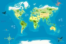 Carte du monde. Source : http://data.abuledu.org/URI/55a68f45-carte-du-monde