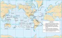 Carte du monde d'après Christophe Colomb. Source : http://data.abuledu.org/URI/51ccb452-carte-du-monde-d-apres-christophe-colomb