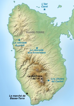 Carte touristique de l'île de Basse-Terre. Source : http://data.abuledu.org/URI/51cf3e3c-carte-touristique-de-l-ile-de-basse-terre
