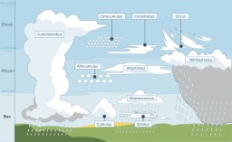 Classification des différents types de nuages. Source : http://data.abuledu.org/URI/541d9dfc-classification-des-differents-types-de-nuages