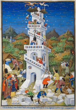 Construction de la Tour de Babel. Source : http://data.abuledu.org/URI/52a6c747-construction-de-la-tour-de-babel