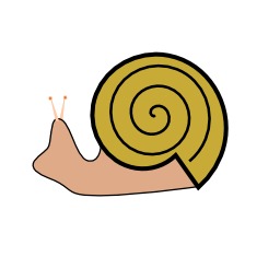 Croquis en couleurs d'un escargot. Source : http://data.abuledu.org/URI/54031cff-croquis-en-couleurs-d-un-escargot