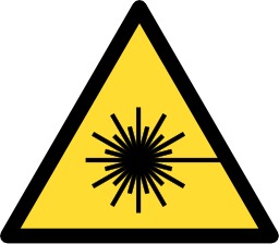Danger de rayonnement laser. Source : http://data.abuledu.org/URI/51be376c-danger-de-rayonnement-laser
