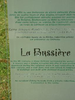 Descriptif du château de La Bussière. Source : http://data.abuledu.org/URI/50f08932-descriptif-du-chateau-de-la-bussiere