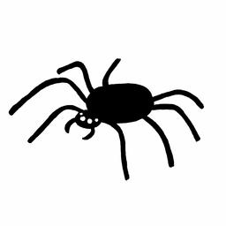 Dessin d'araignée. Source : http://data.abuledu.org/URI/566ac59f-dessin-d-araignee