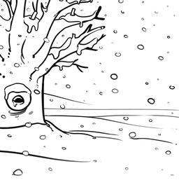 Dessin d'arbre en hiver. Source : http://data.abuledu.org/URI/565ac5e8-dessin-d-arbre-en-hiver