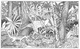 Dessin de dinosaures en chasse. Source : http://data.abuledu.org/URI/566b4631-dessin-de-dinosaures-en-chasse