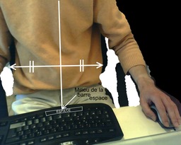 Disposition du clavier et de la souris. Source : http://data.abuledu.org/URI/5330b132-disposition-du-clavier-et-de-la-souris