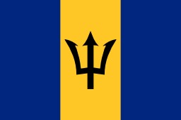 Drapeau de la Barbade. Source : http://data.abuledu.org/URI/54999998-drapeau-de-la-barbade-svg