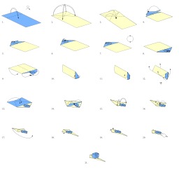 Escargot en origami. Source : http://data.abuledu.org/URI/52f15d85-escargot-en-origami-