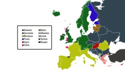 Familles de langues en Europe. Source : http://data.abuledu.org/URI/594dc00b-familles-de-langues-en-europe