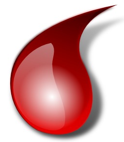 Goutte rouge. Source : http://data.abuledu.org/URI/504760a6-goutte-rouge