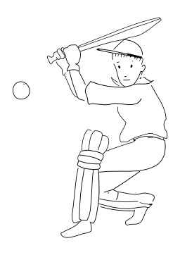 Jouer au cricket. Source : http://data.abuledu.org/URI/5026b7bd-jouer-au-cricket