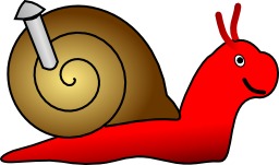 L'escargot rouge et sa maison. Source : http://data.abuledu.org/URI/54032993-l-escargot-rouge-et-sa-maison