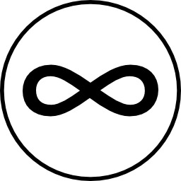 L'infini dans un cercle. Source : http://data.abuledu.org/URI/50c63961-l-infini-dans-un-cercle