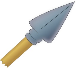 La pointe d'une lance. Source : http://data.abuledu.org/URI/501af1e1-la-pointe-d-une-lance