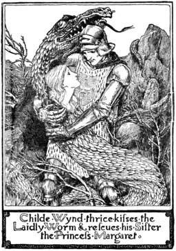 Le conte du dragon de Spindleston Heugh. Source : http://data.abuledu.org/URI/507a864d-le-conte-du-dragon-de-spindleston-heugh