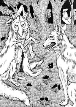 Le Loup et le Renard. Source : http://data.abuledu.org/URI/519cad12-le-loup-et-le-renard