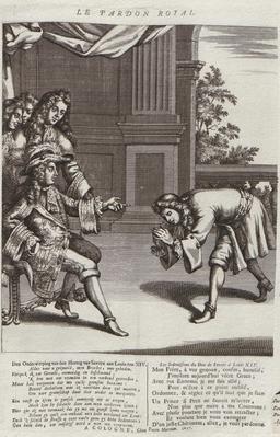Le pardon royal de Louis XIV en 1697. Source : http://data.abuledu.org/URI/5339d26b-le-pardon-royal-de-louis-xiv-en-1697