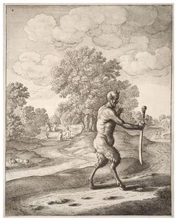 Le satyre et l'épée. Source : http://data.abuledu.org/URI/5193d8c0-le-satyre-et-l-epee