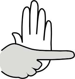 Le signe 6 avec les deux mains. Source : http://data.abuledu.org/URI/533818a7-le-signe-6-avec-les-deux-mains