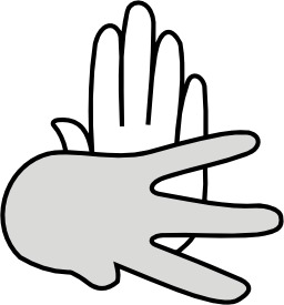 Le signe 8 à deux mains. Source : http://data.abuledu.org/URI/53381952-le-signe-8-a-deux-mains