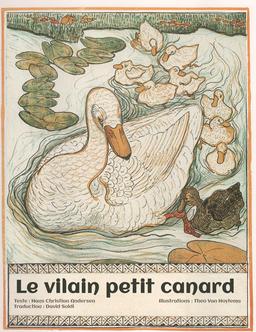 Le vilain petit canard, couverture. Source : http://data.abuledu.org/URI/525b22d3-le-vilain-petit-canard-couverture