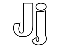Lettres J et j à colorier. Source : http://data.abuledu.org/URI/5331ee6f-lettres-j-et-j-a-colorier