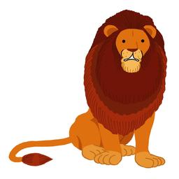 Lion assis. Source : http://data.abuledu.org/URI/56290222-lion-assis