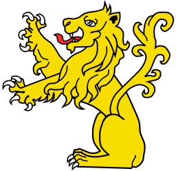 Lion Assis Dressé en héraldique. Source : http://data.abuledu.org/URI/52518449-lion-assis-dresse-en-heraldique