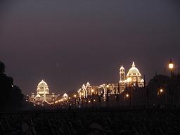 Lumières du palais présidentiel en Inde. Source : http://data.abuledu.org/URI/5039424a-lumieres-du-palais-presidentiel-en-inde