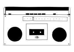 Magnétophone à cassette. Source : http://data.abuledu.org/URI/5026c04b-magnetophone-a-cassette