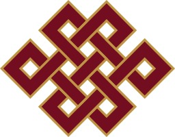 Noeud sans fin tibétain. Source : http://data.abuledu.org/URI/53579036-noeud-sans-fin-tibetain