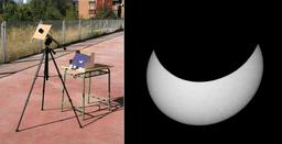 Observation d'éclipse solaire à Madrid. Source : http://data.abuledu.org/URI/550d7211-observation-d-eclipse-solaire-a-madrid