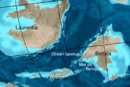 Paléocontinents scandinaves. Source : http://data.abuledu.org/URI/50a026bc-paleocontinents-scandinaves