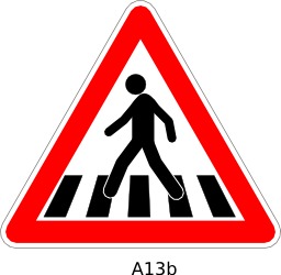 Panneau routier A13b. Source : http://data.abuledu.org/URI/51a119e7--panneau-routier-a13b